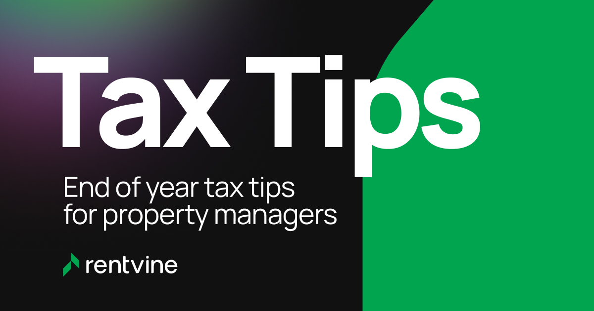 End-of-year tax tips for property managers